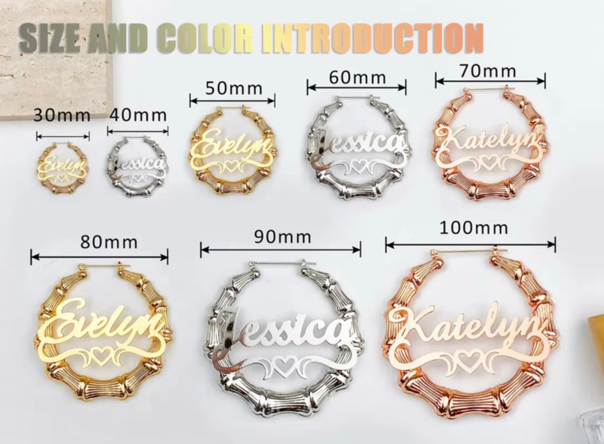 Custom Bamboo Hoops