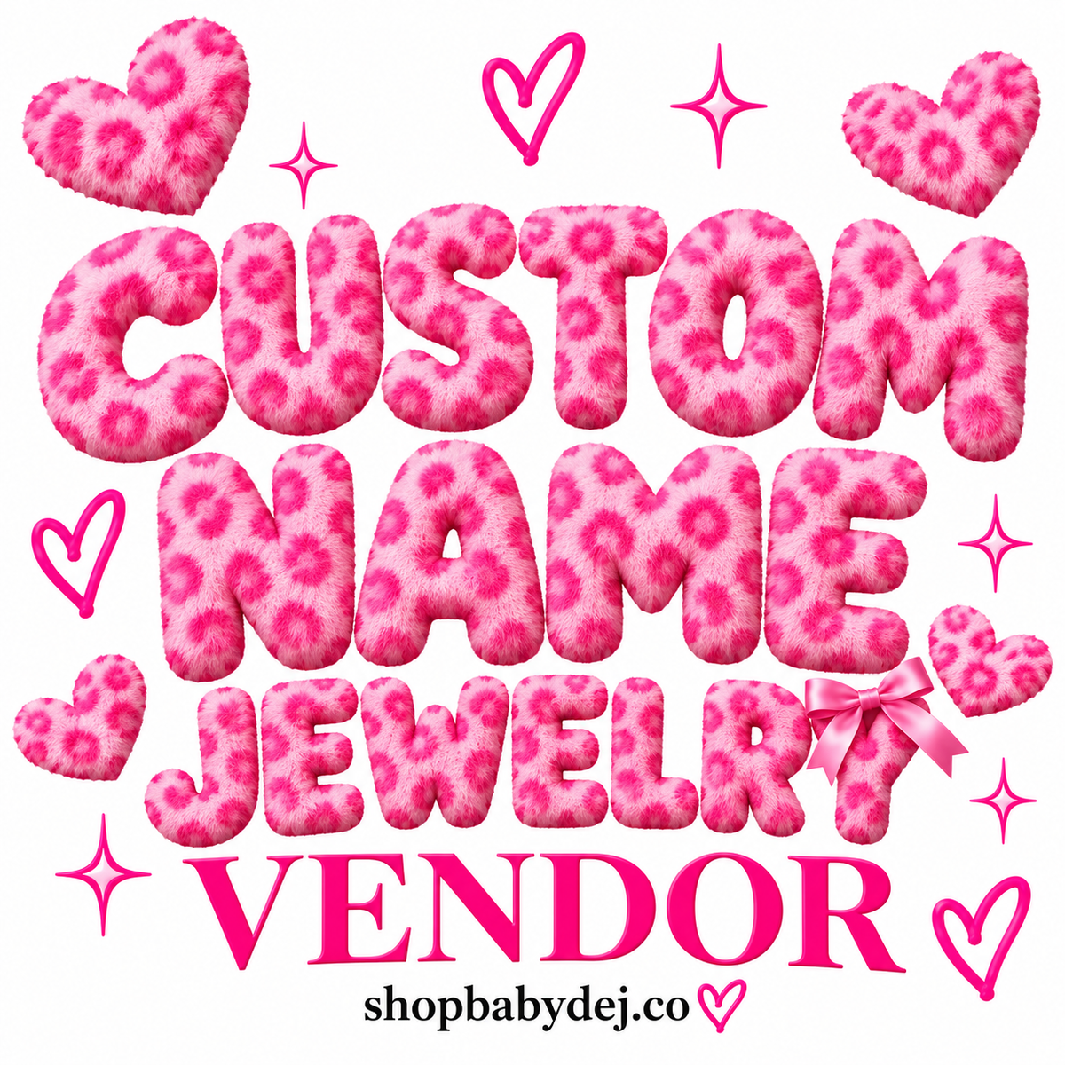 Custom Name Jewelry Vendor