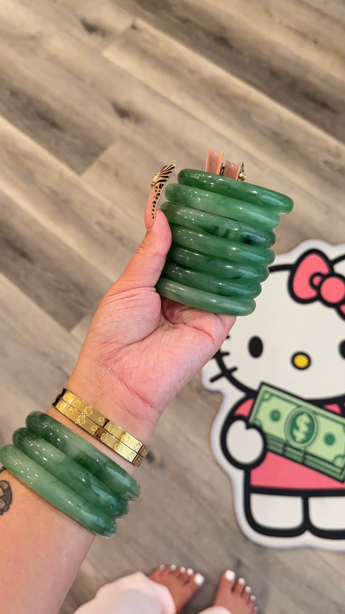Jade bangle