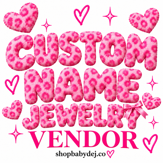 Custom Name Jewelry Vendor