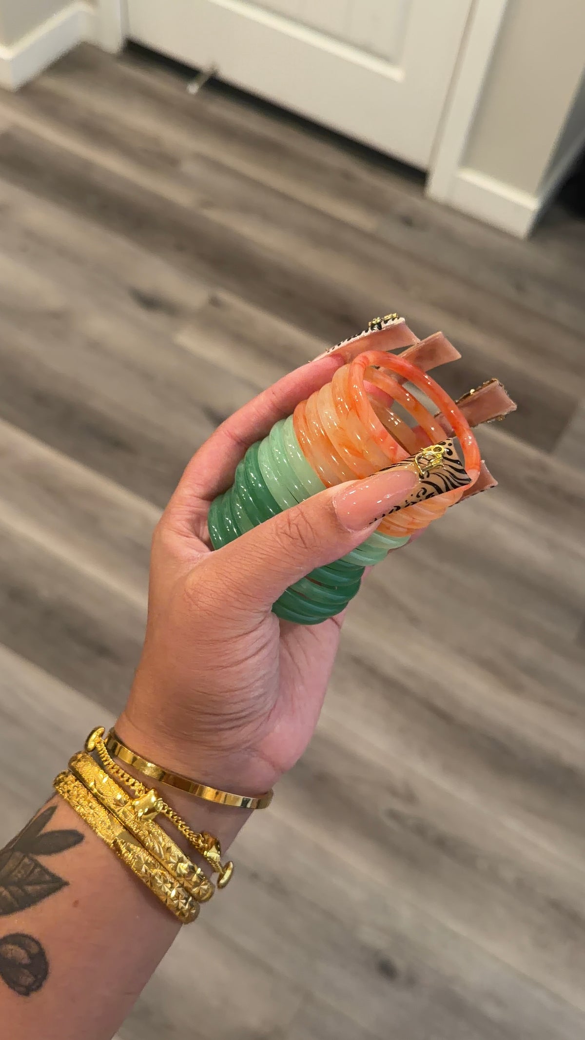 Baby jade bangle